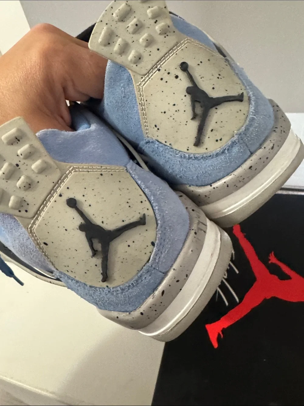 Nike Air Jordan 4 Retro (GS) Black/Blue Box Label